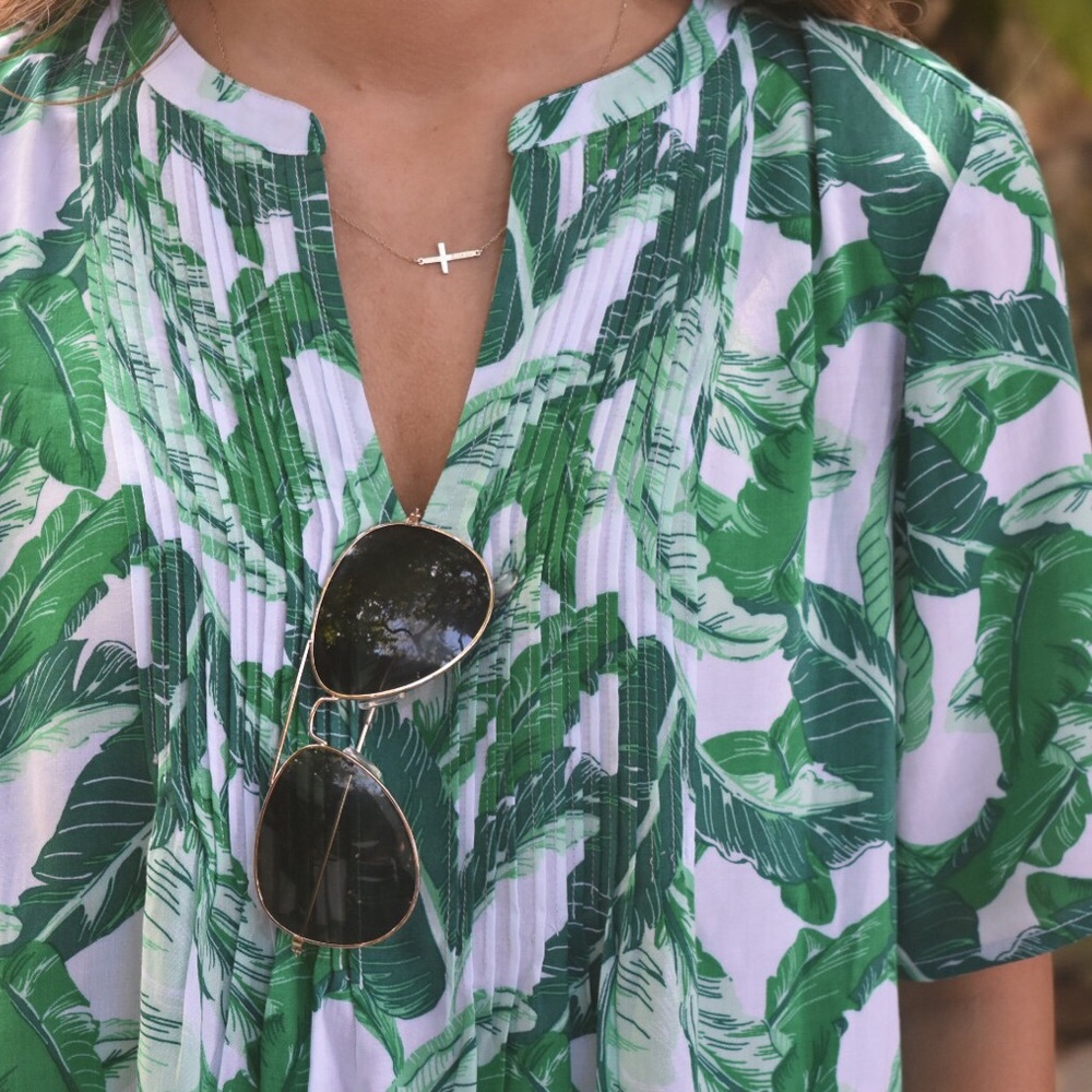 Palm Leaf Blouse
